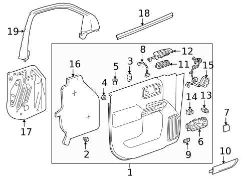 interior door parts diagram