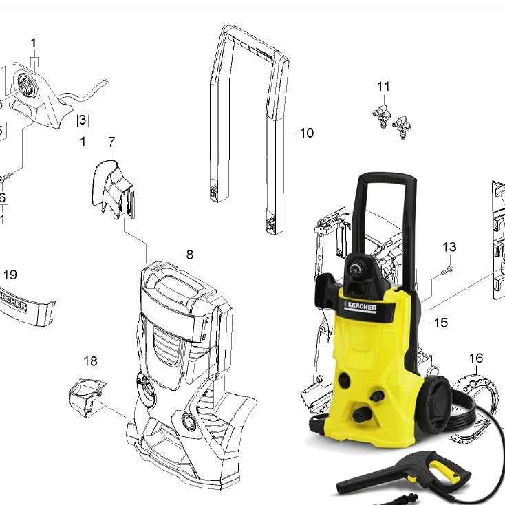 karcher pressure washer gun parts diagram