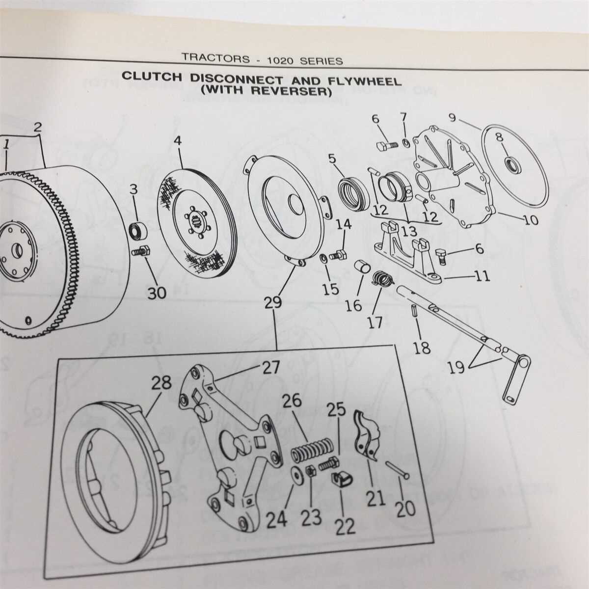 john deere 1020 parts diagram