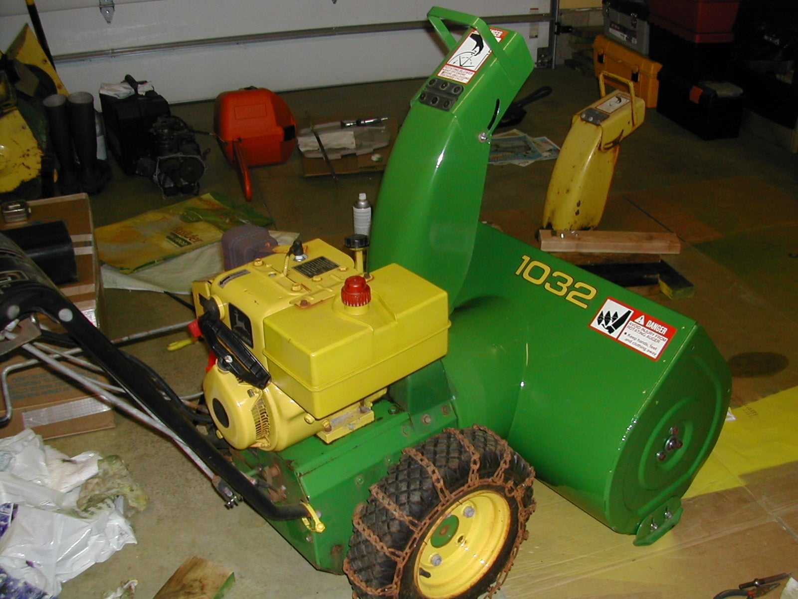 john deere 1032 snowblower parts diagram