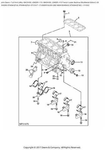 john deere 110 tlb parts diagram