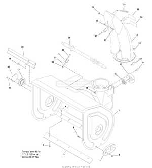 john deere 1130se snowblower parts diagram