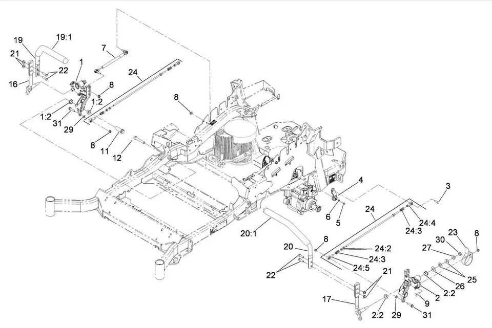 john deere 116 parts diagram