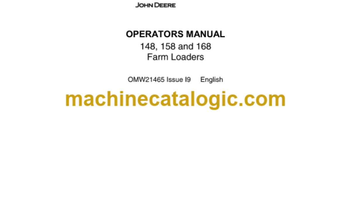 john deere 148 loader parts diagram