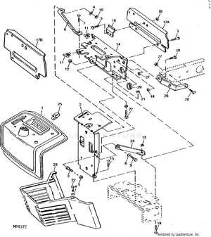 john deere 165 hydro parts diagram