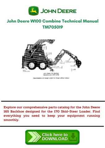 john deere 170 parts diagram