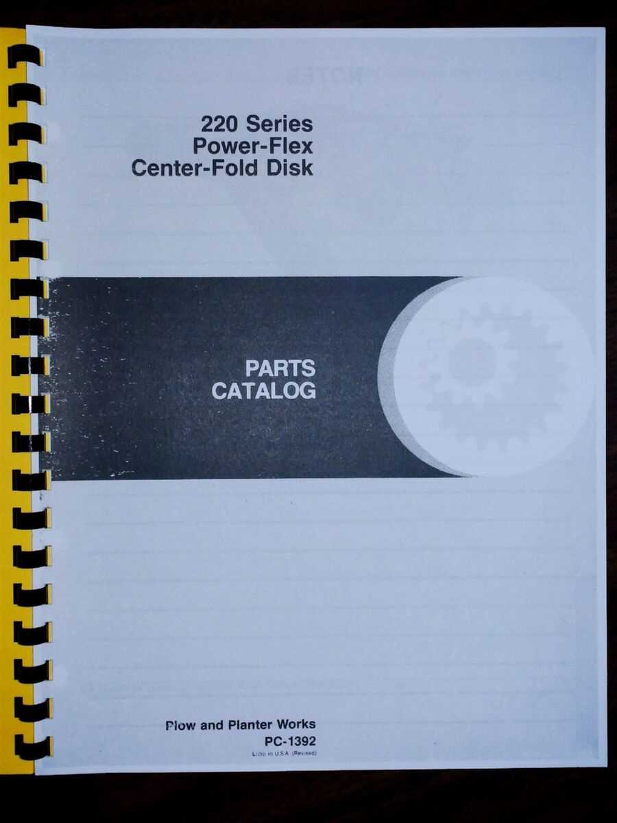 john deere 220 disc parts diagram