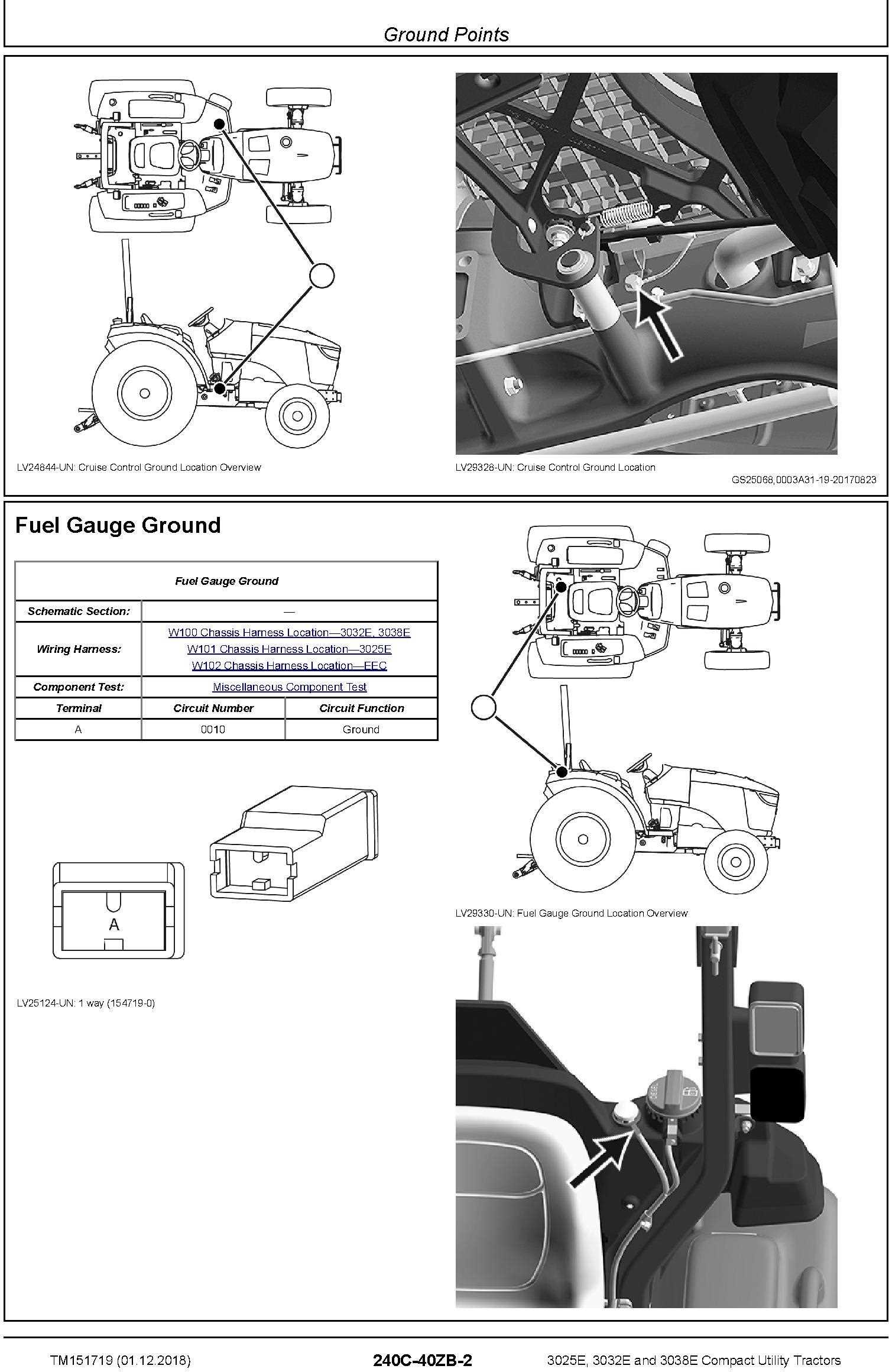 john deere 3025e parts diagram