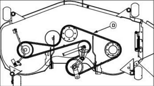 john deere 325 mower deck parts diagram