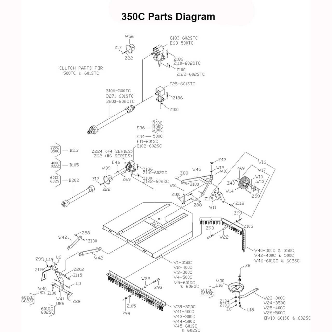 john deere 350 dozer parts diagram