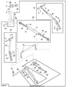 john deere 4020 3 point hitch parts diagram