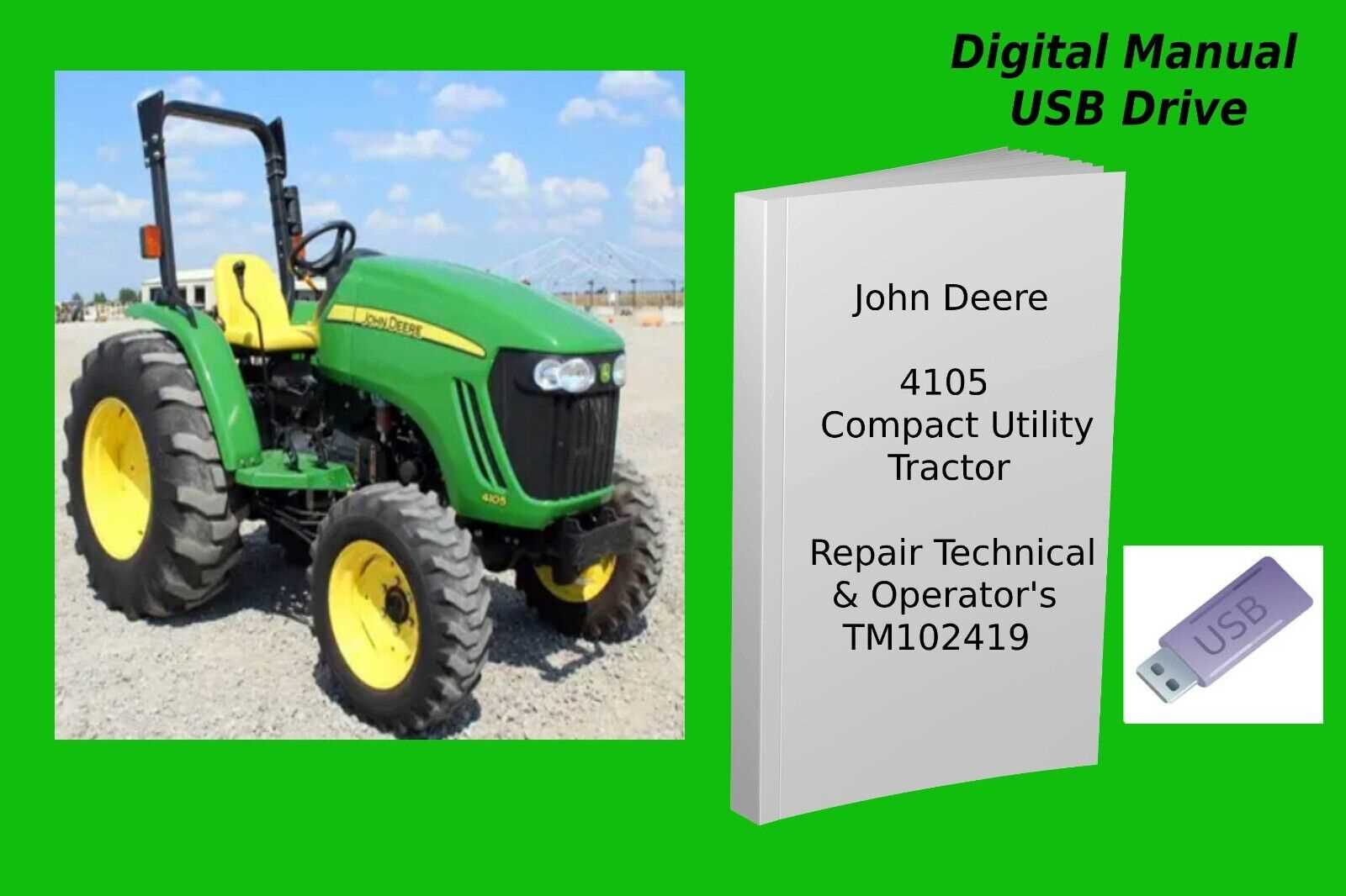 john deere 4105 parts diagram