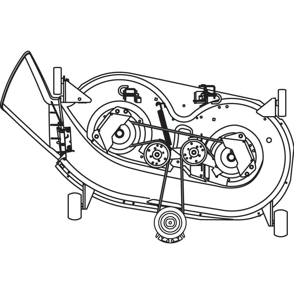 john deere 42 inch mower deck parts diagram