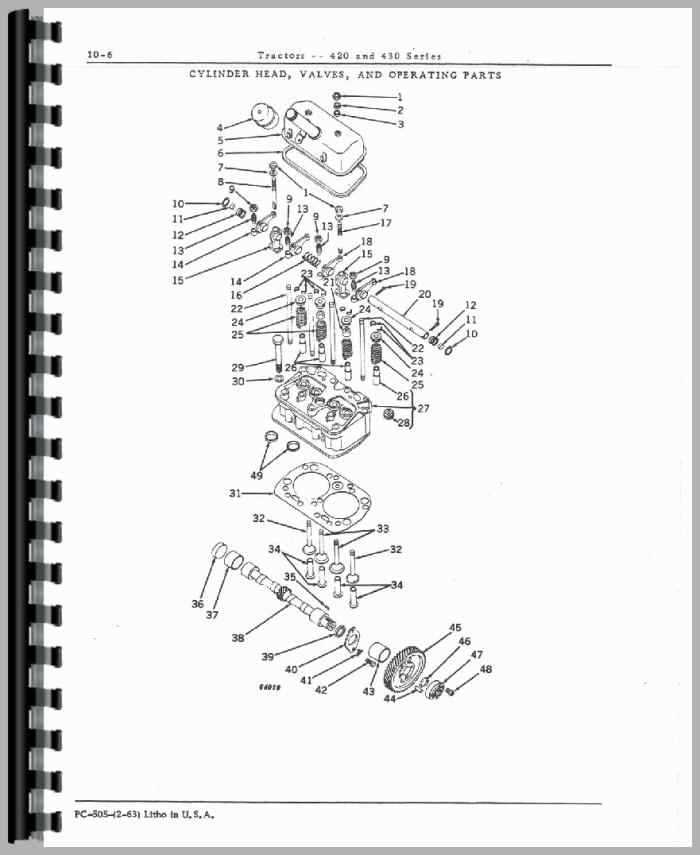 john deere 420 garden tractor parts diagram