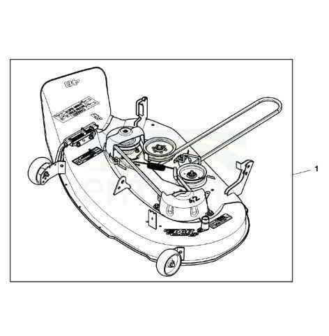 john deere 42c mower deck parts diagram