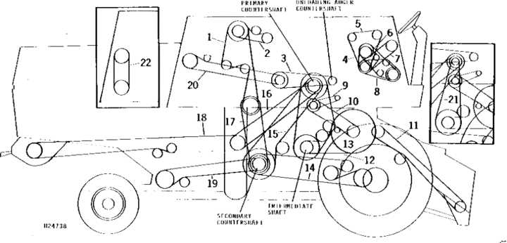 john deere 4400 parts diagram