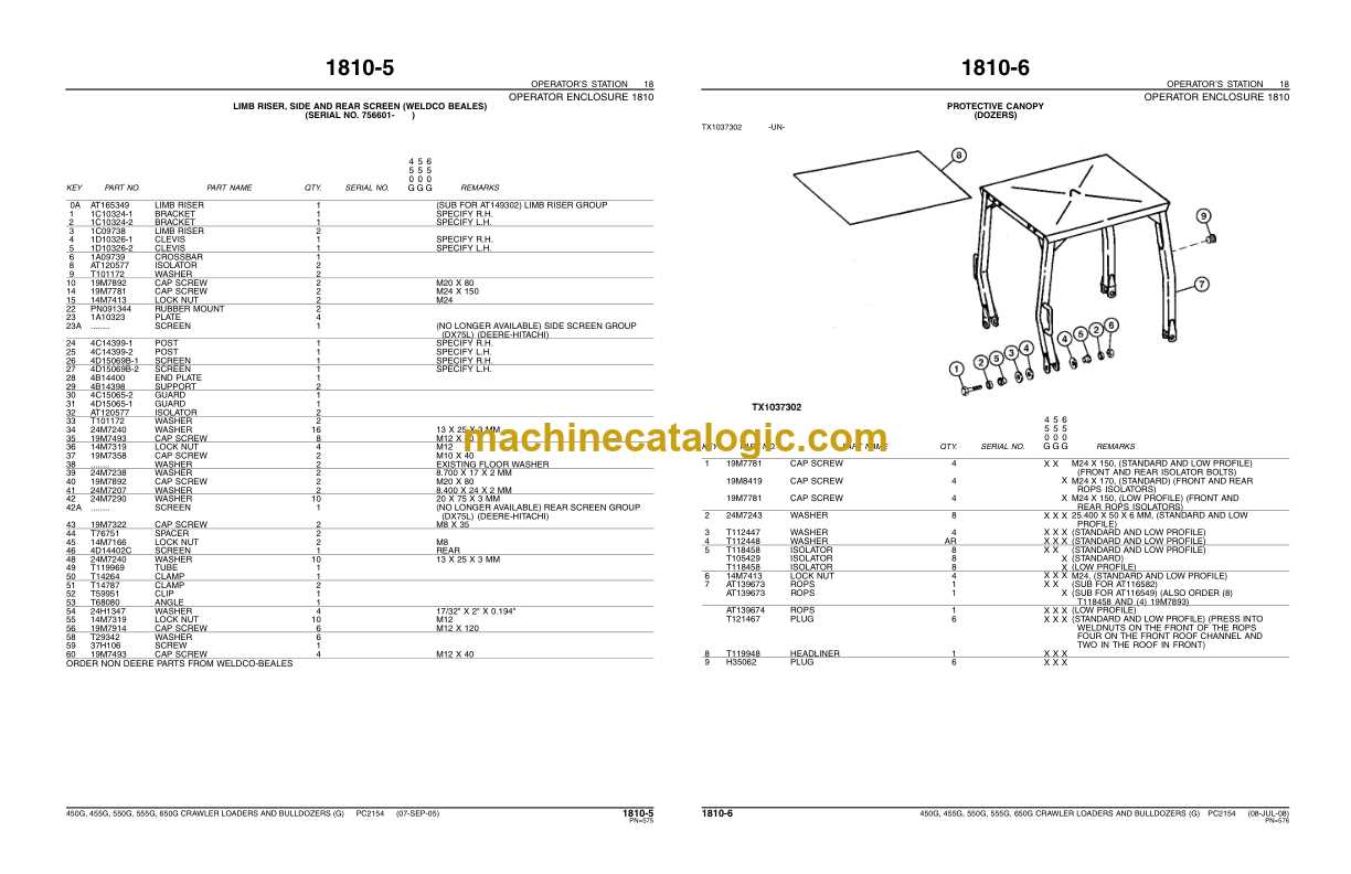 john deere 450g parts diagram