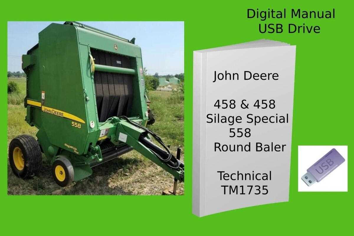 john deere 458 round baler parts diagram