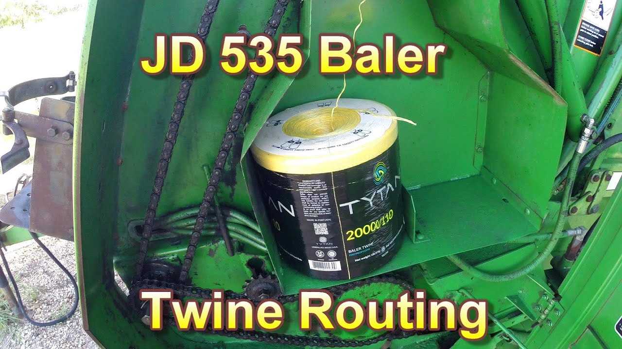 john deere 535 baler parts diagram