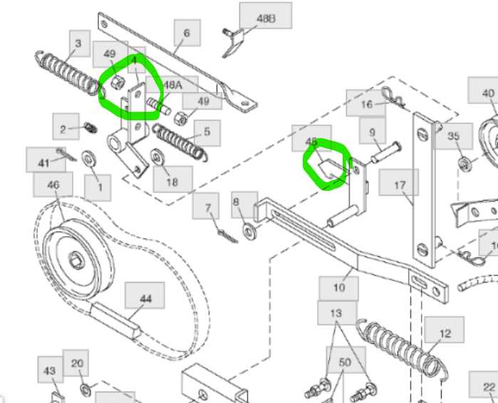 john deere 535 round baler parts diagram