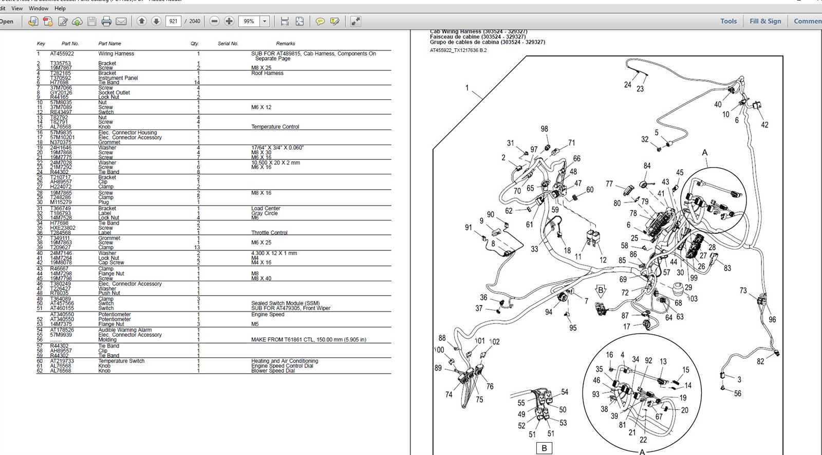 john deere 544k parts diagram