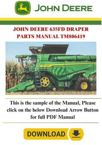 john deere 635fd parts diagram