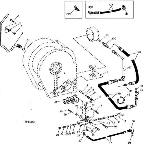 john deere 640 loader parts diagram