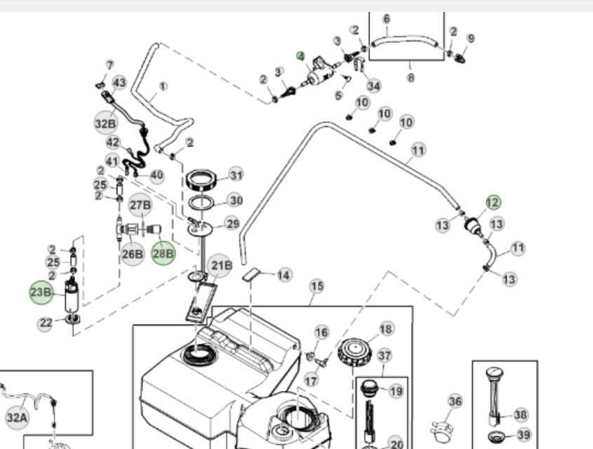 john deere 825i parts diagram