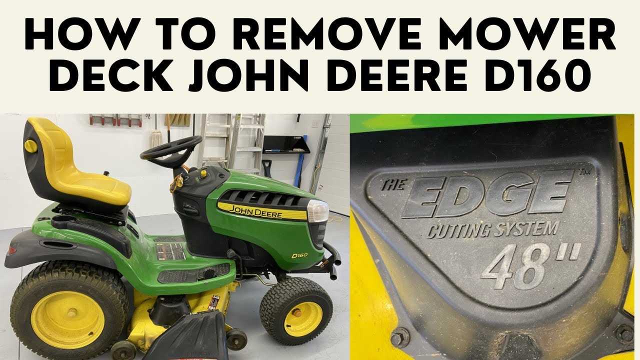 john deere d160 mower deck parts diagram