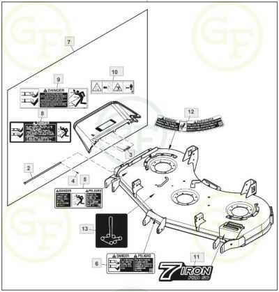 john deere deck parts diagram