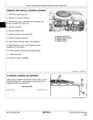 john deere f525 deck parts diagram