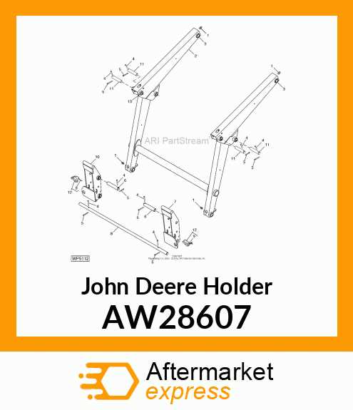 john deere front quick hitch parts diagram