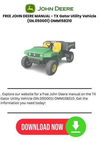 john deere gator tx parts diagram