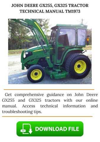 john deere gx255 parts diagram