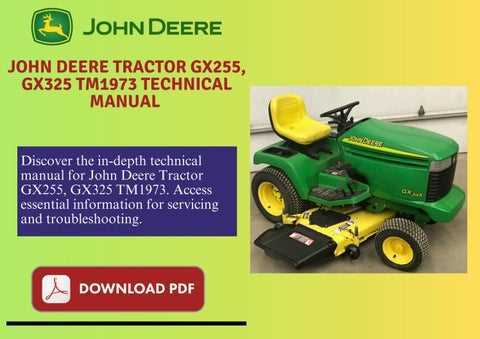 john deere gx255 parts diagram