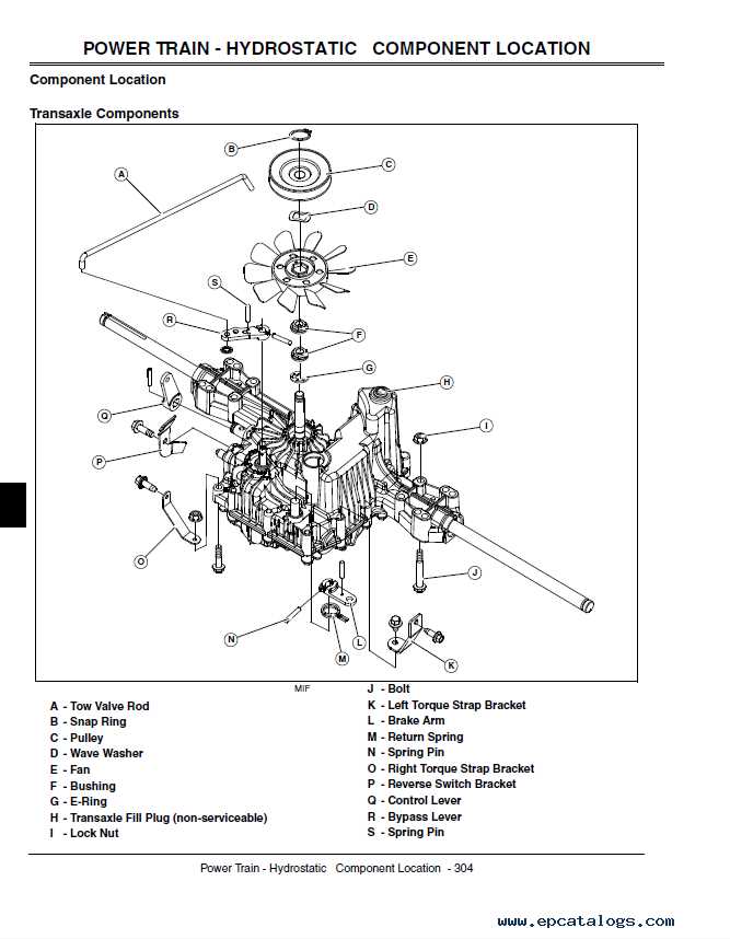 john deere l130 mower deck parts diagram