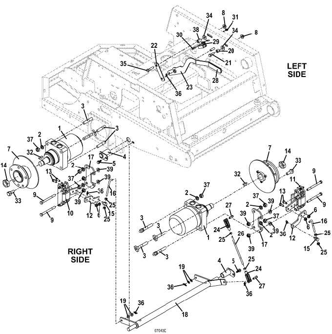 john deere lawn sweeper parts diagram