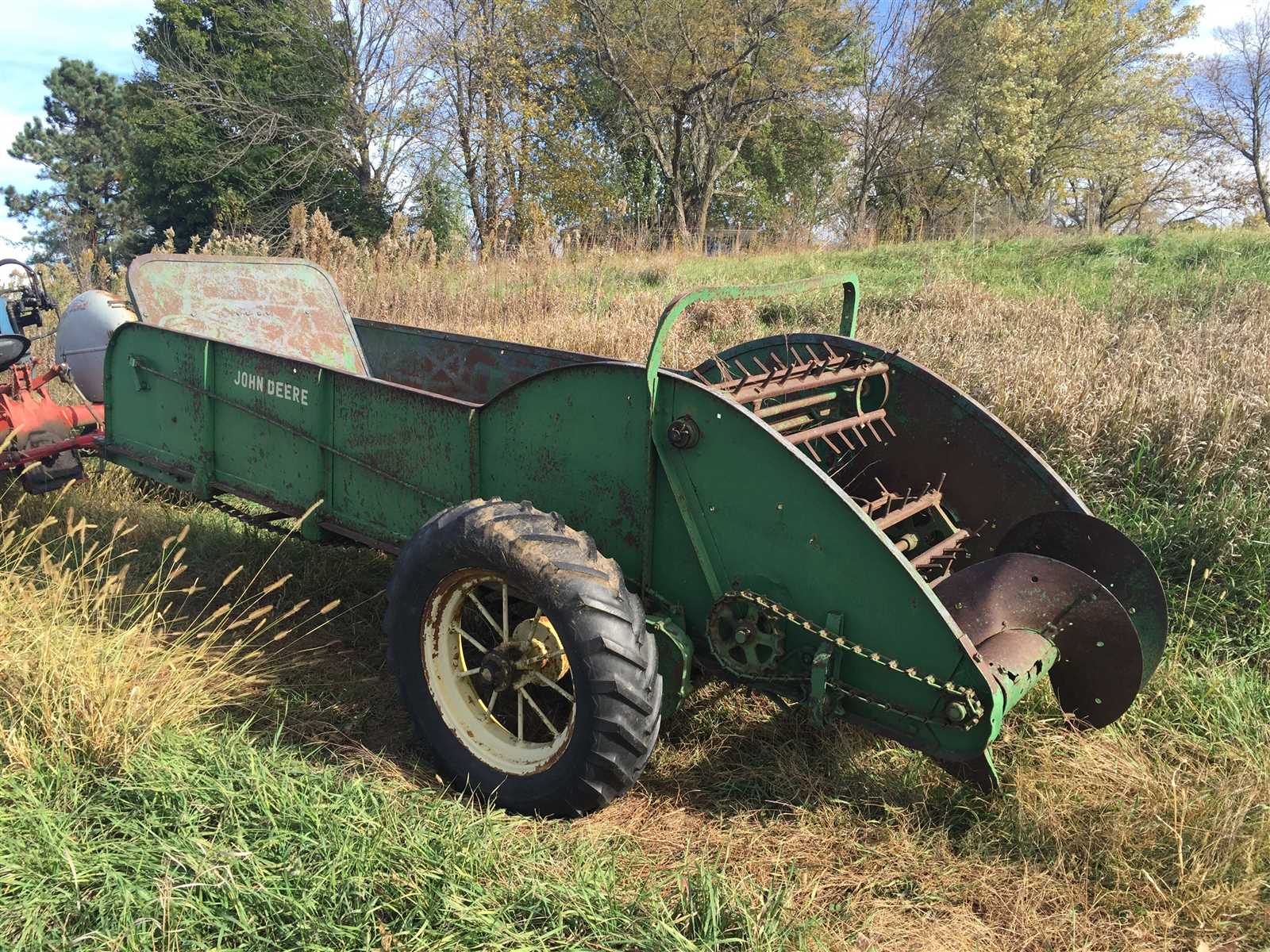 john deere model h manure spreader parts diagram
