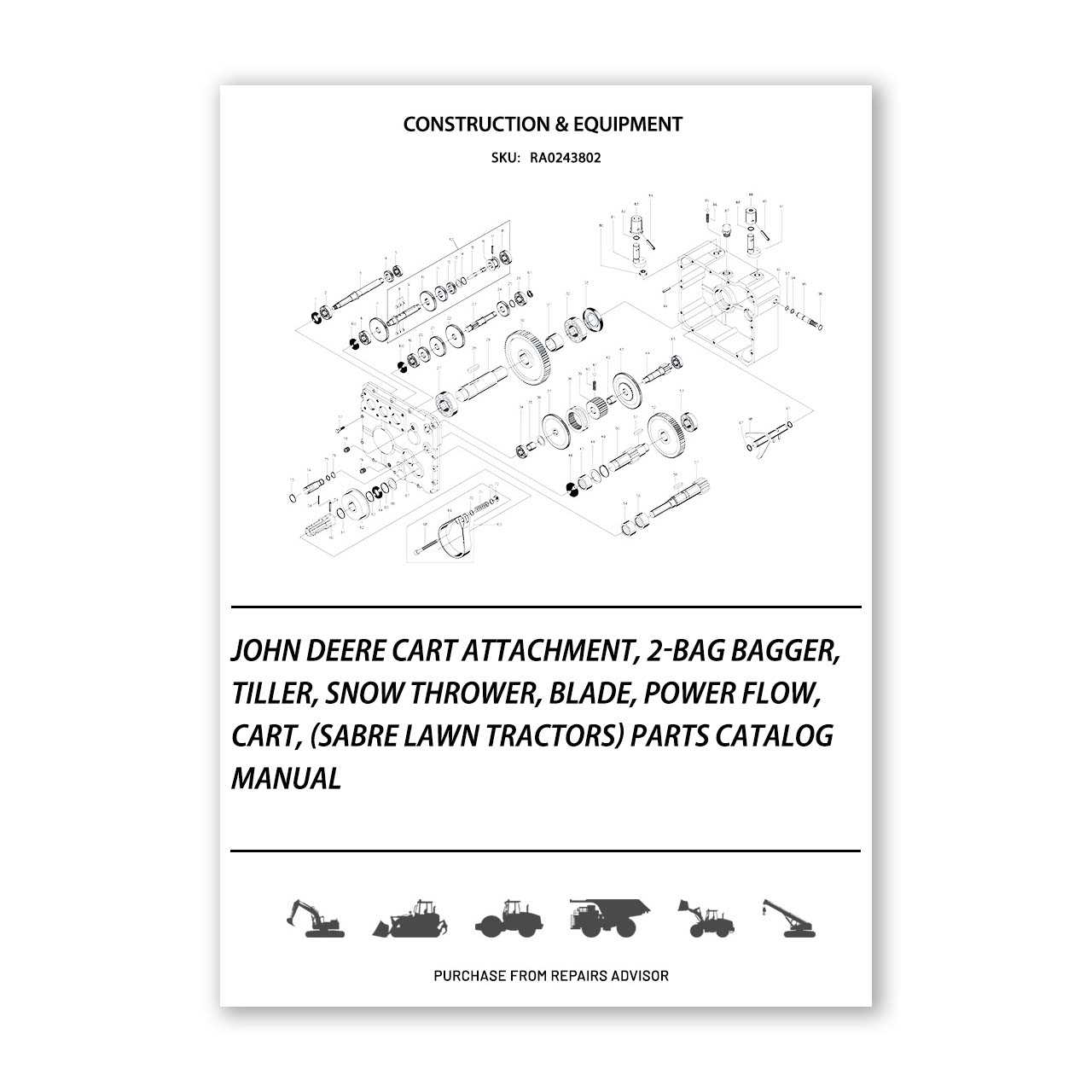 john deere tiller parts diagram