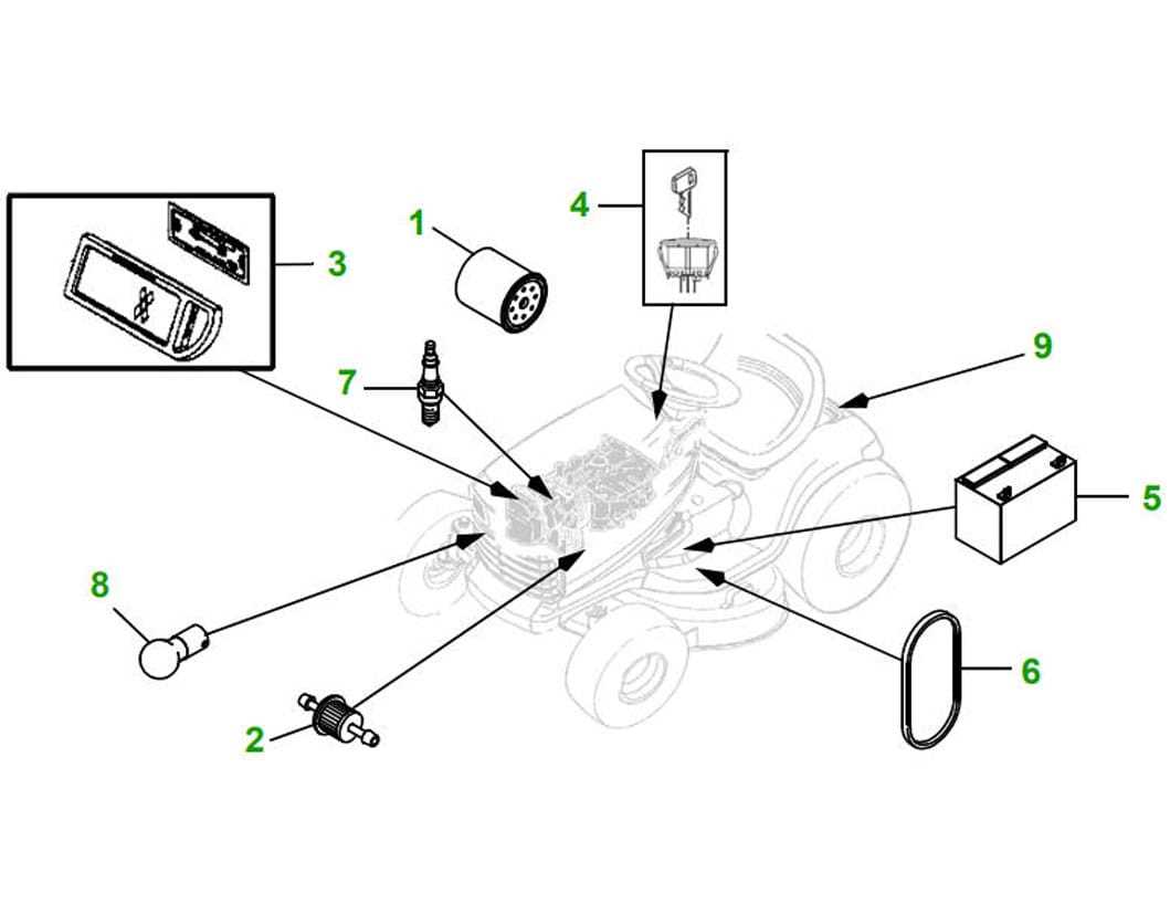 john deere tractor parts diagram