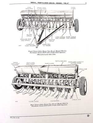 john deere van brunt grain drill parts diagram