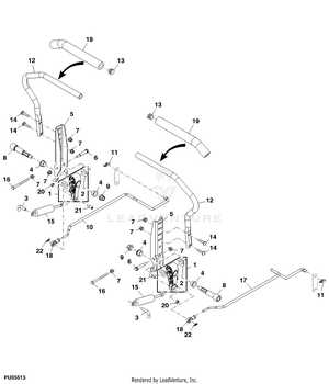 john deere z255 deck parts diagram