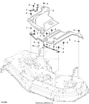 john deere z425 deck parts diagram