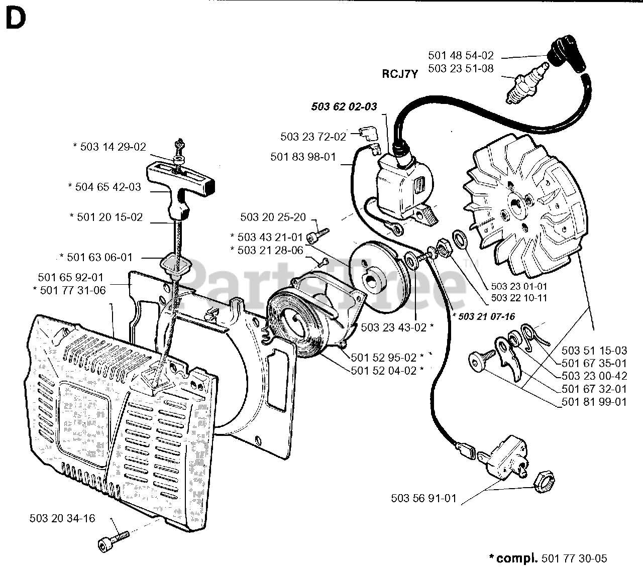 jonsered 625 parts diagram