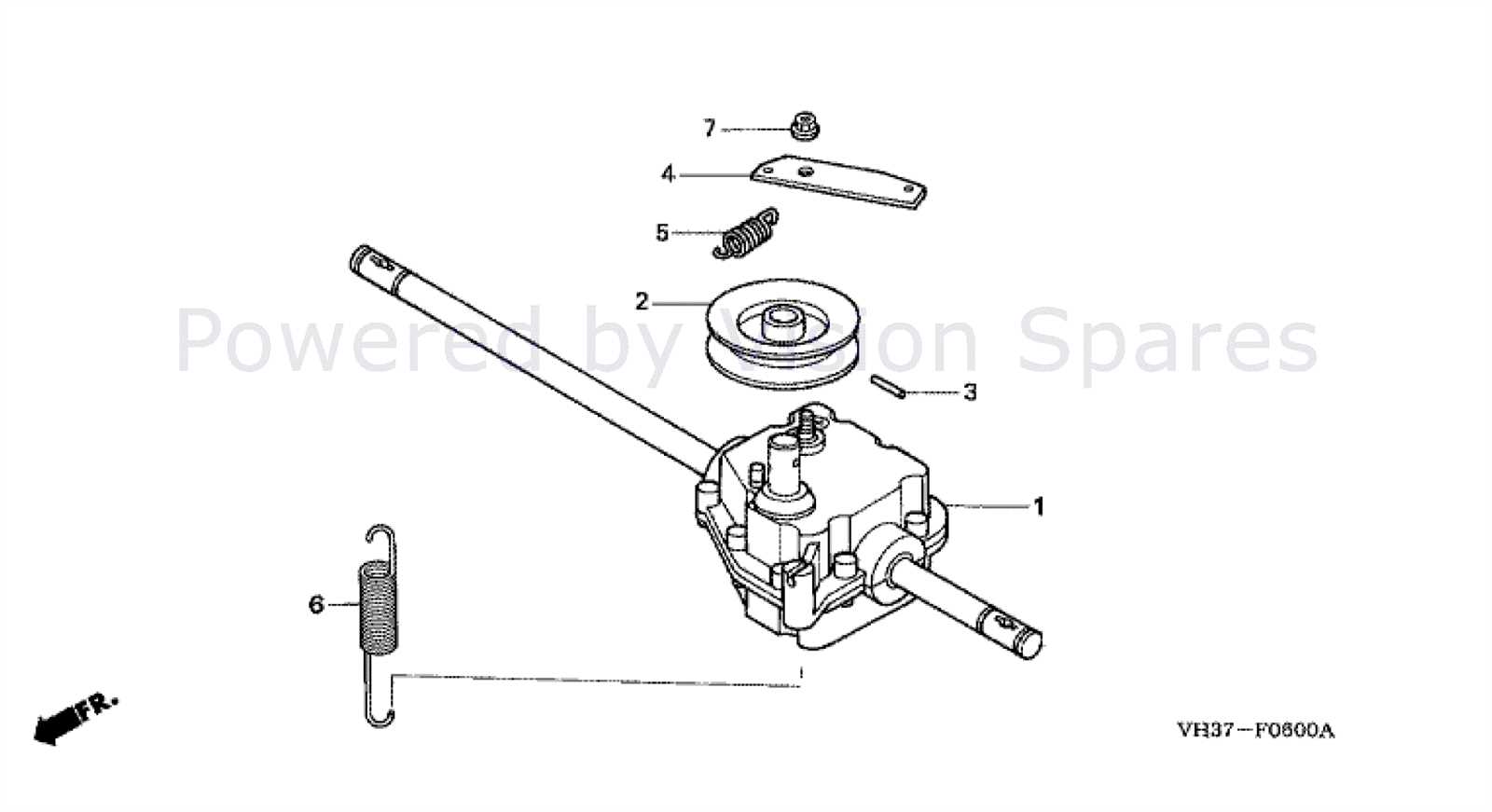 honda self propelled lawn mower parts diagram