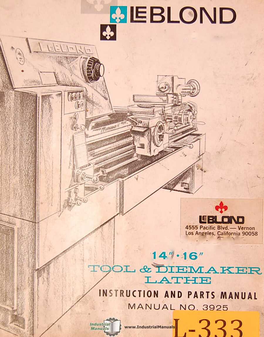 leblond lathe parts diagram