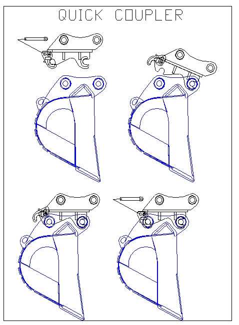 jrb excavator quick coupler parts diagram