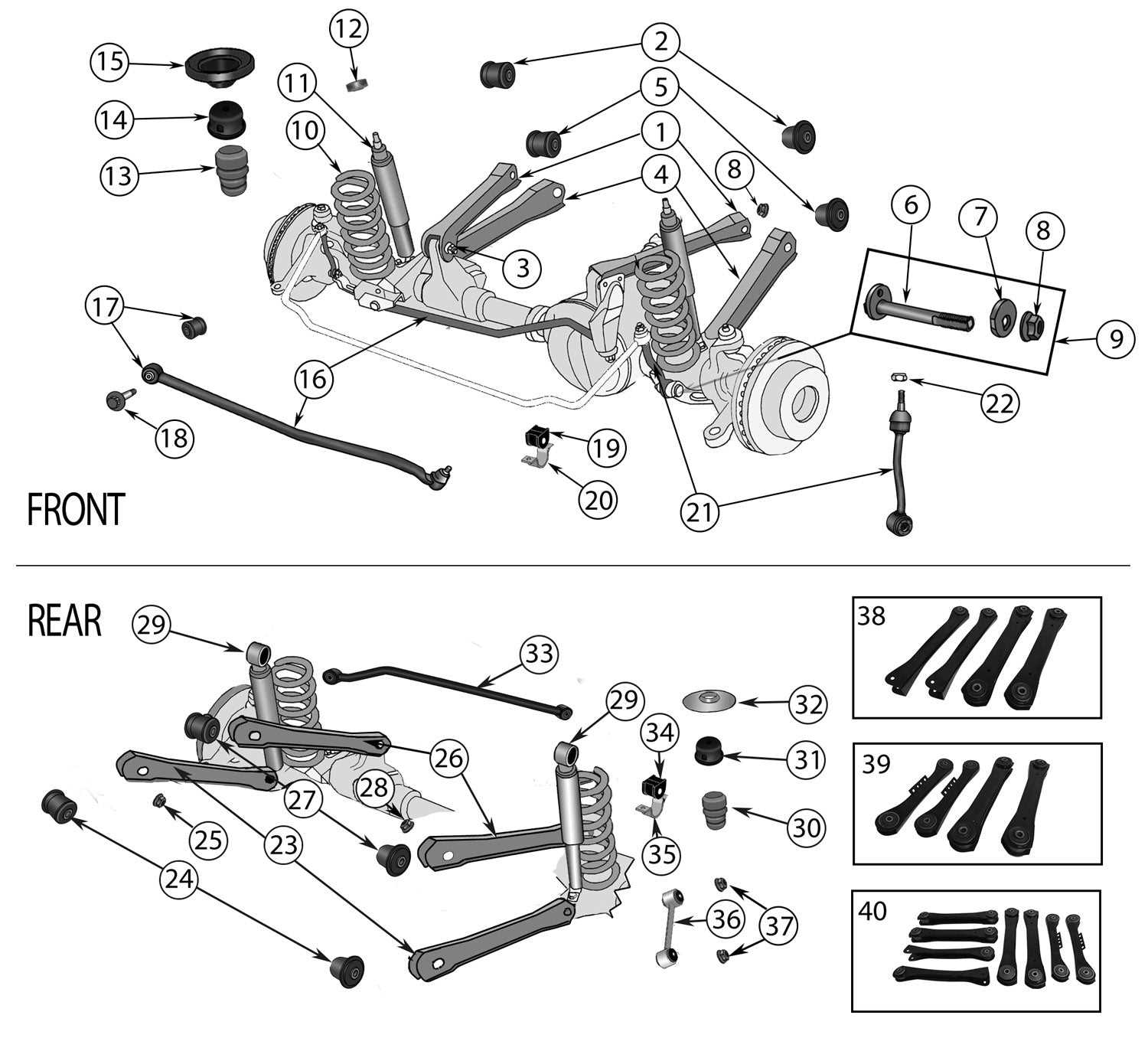 jeep tj hardtop parts diagram