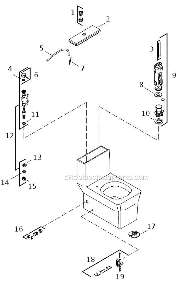 kohler toilet seat parts diagram