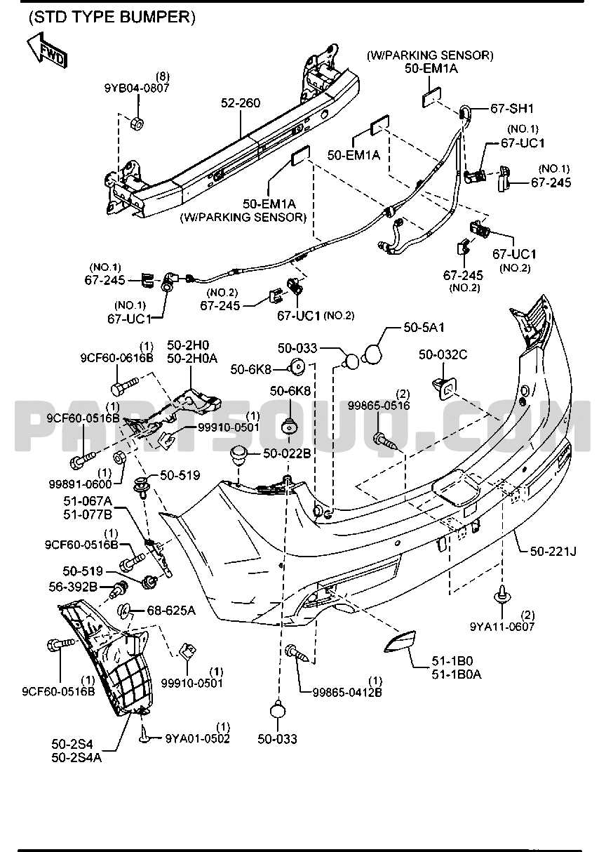 mazda parts diagram catalog